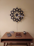 Bloom Clock (black)